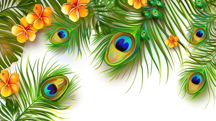 Obraz premium Traditional Indian Festival Happy Vishu Celebrated in Kerala India.illustration