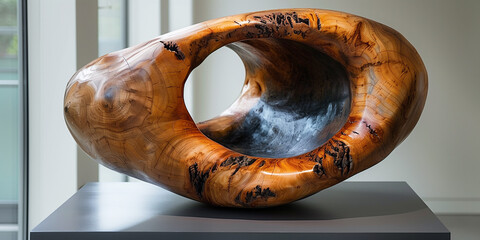 wooden art object