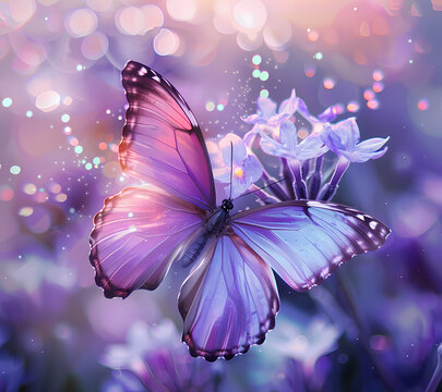 Break Through Butterfly Tumbler Wrap Generated by AI