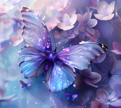 Break Through Butterfly Tumbler Wrap Generated by AI