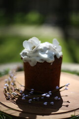 Easter in Ukraine. Easter cake