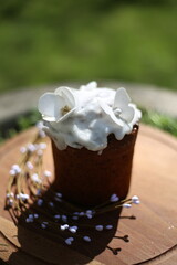 Easter in Ukraine. Easter cake