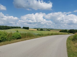 road in the field