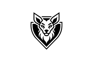 Fototapeta premium Incorporate gradients into an animal-inspired line art logo design with detailed vector illustrations