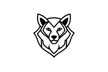Fototapeta na wymiar Incorporate gradients into an animal-inspired line art logo design with detailed vector illustrations
