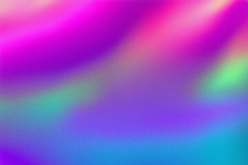 Obraz premium Iridescence Grainy Gradient Abstract Background Poster Banner