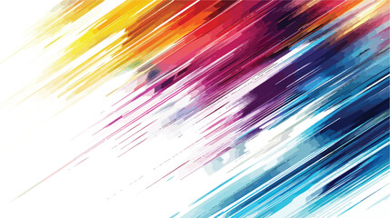 Abstract multicolor background with motion blur flat vector