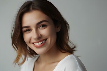 Fototapeta premium a smiling woman