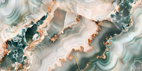 Emerald green marble background with golden lines. Earthy tones and dark green shades are an...