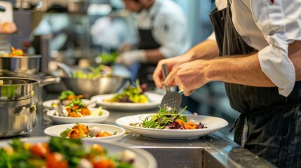 Collaborating with chefs to innovate plant based menus with creative vegetarian and vegan dishes