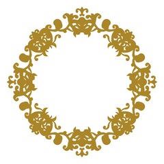 abstract floral frame