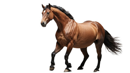 Obraz premium horse isolated on white background