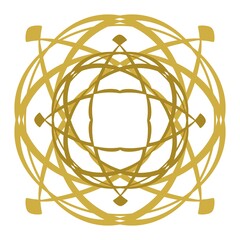 Naklejka premium abstract golden ball