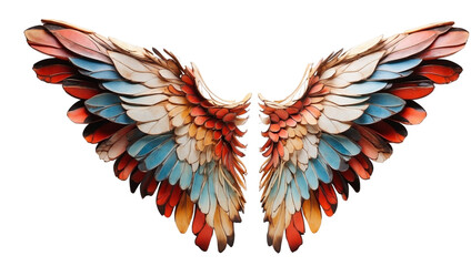wings isolated on transparent background