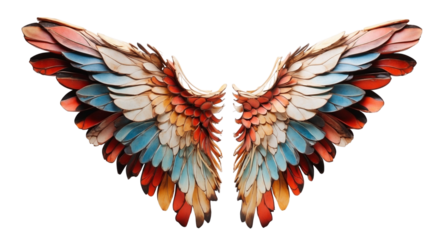 wings isolated on transparent background