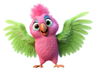 PNG Parrot animal bird pink.