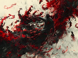 Adventurer s Nightmare Entangled in a Swirl of Sinister Energies in a Surreal Dimension