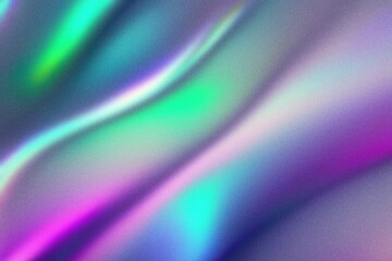 Beautiful Iridescence Grainy Gradient Abstract Background Poster Banner