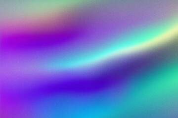 Beautiful Iridescence Grainy Gradient Abstract Background Poster Banner