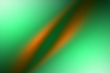 Dark Green Orange Green Grainy Gradient Abstract Background Poster Banner
