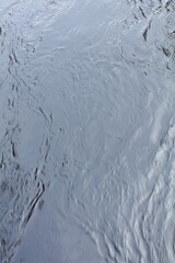 Abstract flowing river water surface pattern.