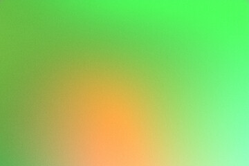 Dark Green Orange Green Grainy Gradient Abstract Background Poster Banner