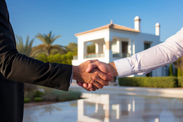 Real Estate Agreement Handshake