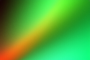 Dark Green Orange Green Grainy Gradient Abstract Background Poster Banner