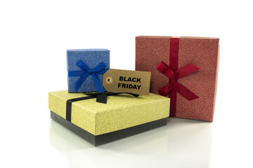 wrapped presents for black friday - 786187342