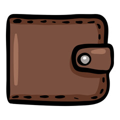 Wallet - Hand Drawn Doodle Icon
