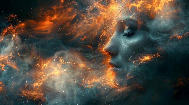 A poetic expression of the turmoil within a chaotic mind, with vivid descriptions and evocative language