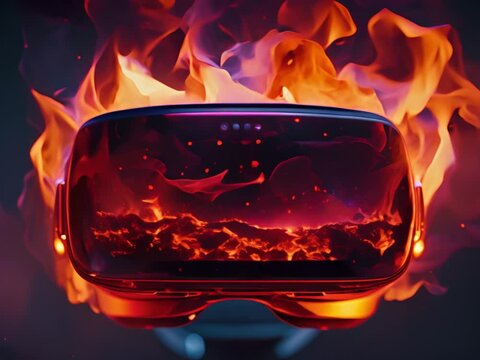 fire and brimstone virtual reality headset