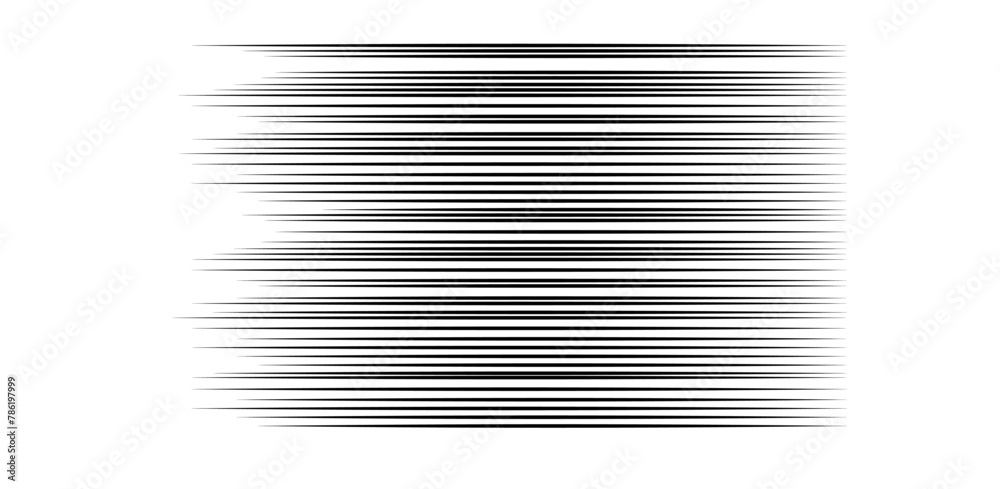 Poster speed lines. vector manga effect. simple background of motion elements. comic graphic design of fast