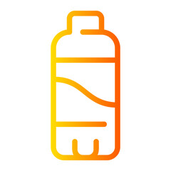 mineral water gradient icon