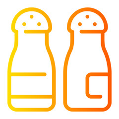salt and pepper gradient icon