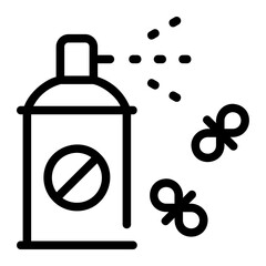 Insecticide line icon