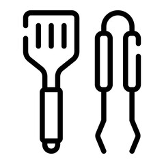 cooking equipment line icon