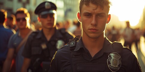 Extensive series of two police officers on white, with various props. Also includes a child and a burglar.