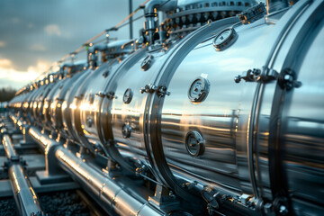 Hydrogen Storage Tanks on Sustainable Train