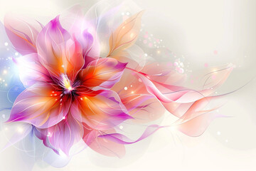 Beautiful flower vector background design
