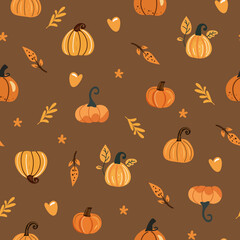 halloween seamless pattern