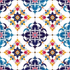 Obraz premium Traditional ornaments design white background