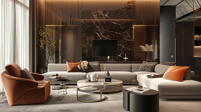 modern living room interior