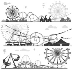 Theme Park Adventure Monochrome - 786222165