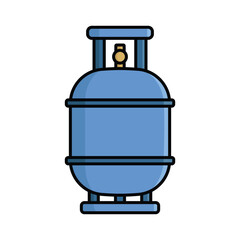 gas cylinder icon vector design template simple and clean
