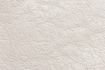 Obraz premium Beautiful beige leather as background, top view
