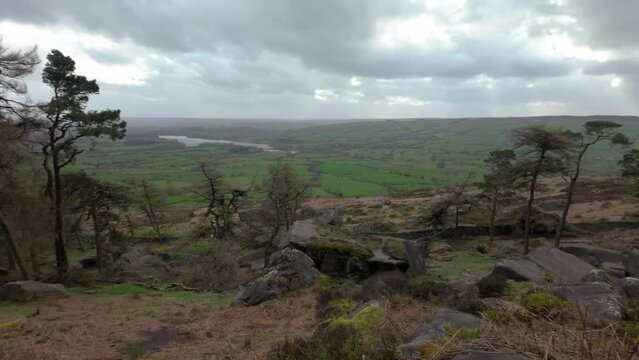 Destination scenic from The Roaches in the Peak District National Park.