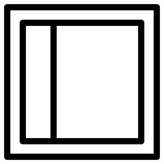 layout icon, simple vector design