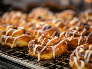 Cinnamon Buns with Icing