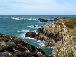Walking the Anglesey coastal path from South Stack
